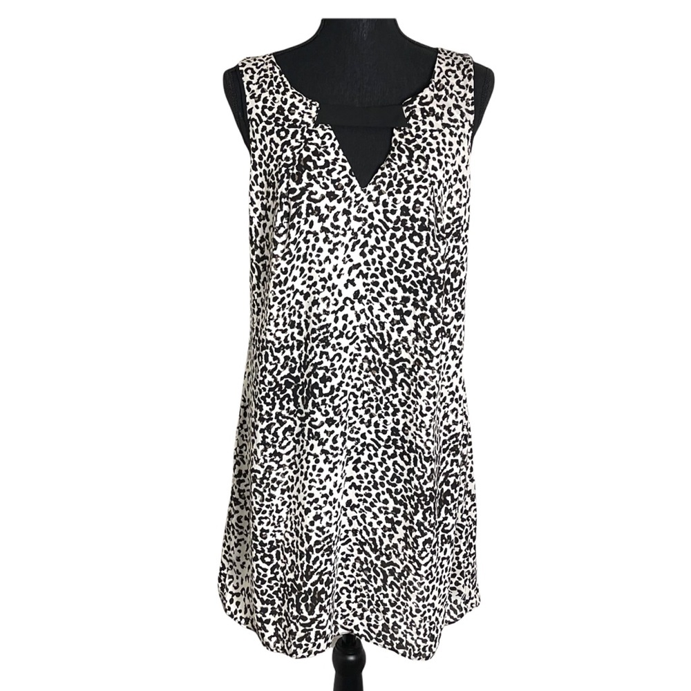 Sugarlips casual dress leopard print sz Large